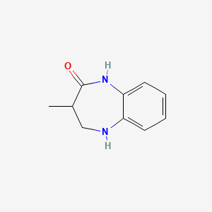 molecular formula C10H12N2O B1306364 3-甲基-1,3,4,5-四氢-2H-1,5-苯并二氮杂环己酮 CAS No. 54028-76-1