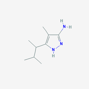 4-methyl-3-(3-methylbutan-2-yl)-1H-pyrazol-5-amine