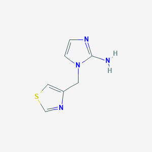 1-(1,3-Thiazol-4-ylmethyl)-1H-imidazol-2-amine