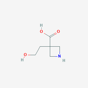 3-(2-Hydroxyethyl)azetidine-3-carboxylic acid