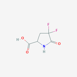 4,4-Difluoro-5-oxopyrrolidine-2-carboxylic acid