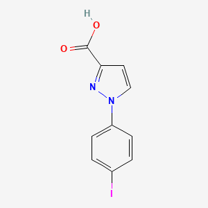 1-(4-Iodophenyl)-1H-pyrazole-3-carboxylic acid