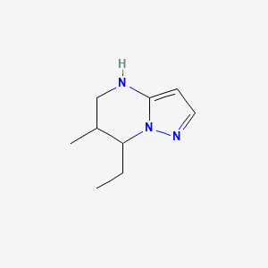 7-Ethyl-6-methyl-4H,5H,6H,7H-pyrazolo[1,5-a]pyrimidine