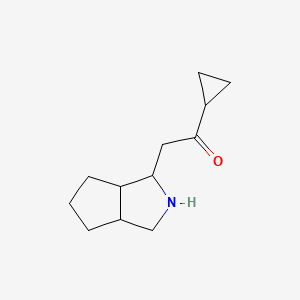 1-Cyclopropyl-2-{octahydrocyclopenta[c]pyrrol-1-yl}ethan-1-one