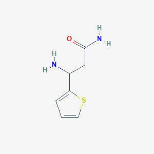 3-Amino-3-(thiophen-2-YL)propanamide