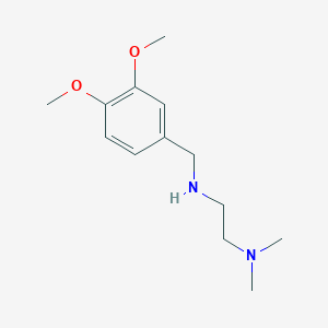 molecular formula C13H22N2O2 B1306384 N'-(3,4-二甲氧基-苯甲基)-N,N-二甲基-乙烷-1,2-二胺 CAS No. 626216-24-8