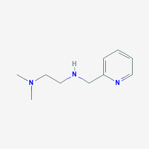 molecular formula C10H17N3 B1306385 N,N-Dimethyl-N'-pyridin-2-ylmethyl-ethane-1,2-diamine CAS No. 133280-80-5