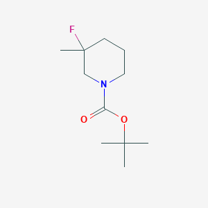 molecular formula C11H20FNO2 B13063936 tert-Butyl 3-fluoro-3-methylpiperidine-1-carboxylate 