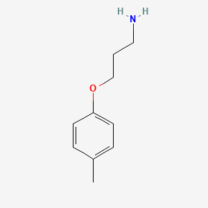 molecular formula C10H15NO B1306395 3-(4-Methylphenoxy)propylamine CAS No. 50911-62-1