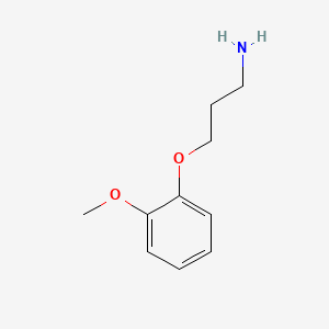 molecular formula C10H15NO2 B1306396 3-(2-甲氧基苯氧基)丙基胺 CAS No. 3245-88-3