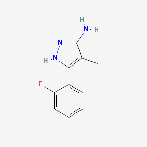 3-(2-Fluorophenyl)-4-methyl-1H-pyrazol-5-amine