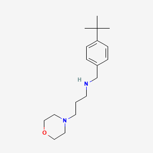 molecular formula C18H30N2O B1306397 (4-tert-Butyl-benzyl)-(3-morpholin-4-yl-propyl)-amine CAS No. 436087-00-2