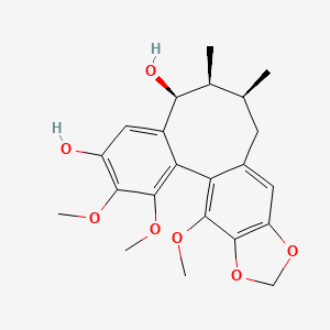 molecular formula C22H26O7 B13064002 KadsuphilinB 