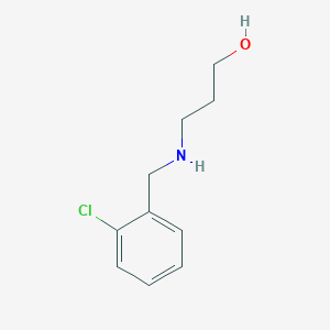 molecular formula C10H14ClNO B1306401 3-(2-Chloro-benzylamino)-propan-1-ol CAS No. 69739-55-5