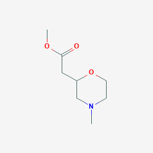 Methyl 2-(4-methylmorpholin-2-yl)acetate