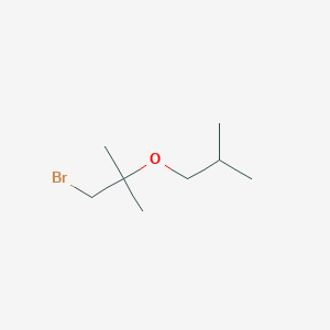 1-Bromo-2-methyl-2-(2-methylpropoxy)propane