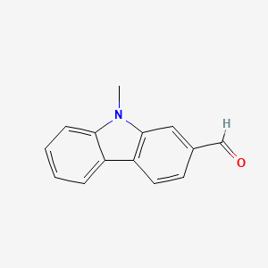 molecular formula C14H11NO B1306405 9-Methyl-9H-carbazole-2-carbaldehyde CAS No. 108793-90-4