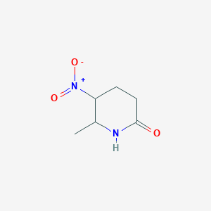 6-Methyl-5-nitropiperidin-2-one