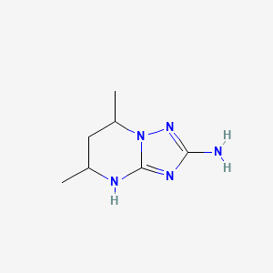 5,7-Dimethyl-4H,5H,6H,7H-[1,2,4]triazolo[1,5-a]pyrimidin-2-amine