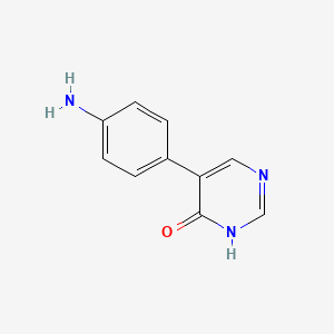 5-(4-Aminophenyl)pyrimidin-4-ol