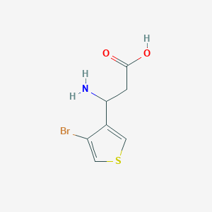 3-Amino-3-(4-bromothiophen-3-yl)propanoic acid