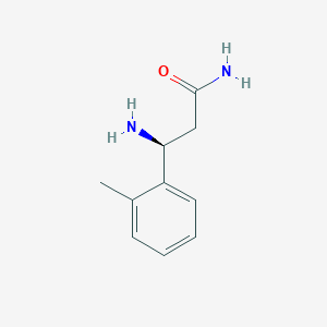 (3S)-3-amino-3-(2-methylphenyl)propanamide