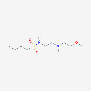 N-(2-[(2-Methoxyethyl)amino]ethyl)butane-1-sulfonamide