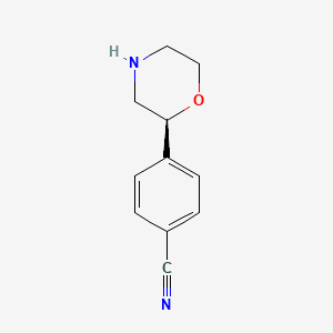 4-((S)-morpholin-2-yl)benzonitrile