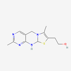 2-(2,7-Dimethyl-9a,10-dihydro-5H-pyrimido[4,5-d]thiazolo[3,2-a]pyrimidin-8-yl)ethanol