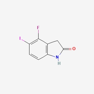 4-Fluoro-5-iodo-1,3-dihydroindol-2-one