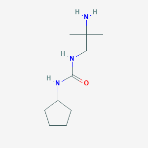 3-(2-Amino-2-methylpropyl)-1-cyclopentylurea