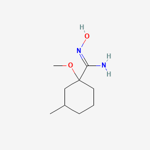 N'-Hydroxy-1-methoxy-3-methylcyclohexane-1-carboximidamide