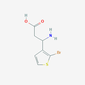 3-Amino-3-(2-bromothiophen-3-yl)propanoic acid