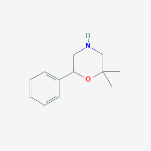 2,2-Dimethyl-6-phenylmorpholine