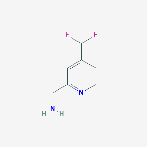 [4-(Difluoromethyl)pyridin-2-YL]methanamine