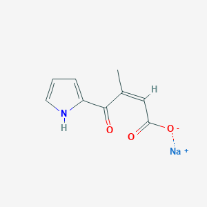 (Z)-3-methyl-4-oxo-4-(1H-pyrrol-2-yl)but-2-enoic acid sodium