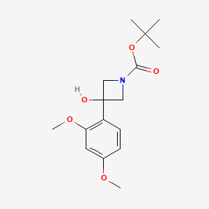 tert-Butyl 3-(2,4-dimethoxyphenyl)-3-hydroxyazetidine-1-carboxylate