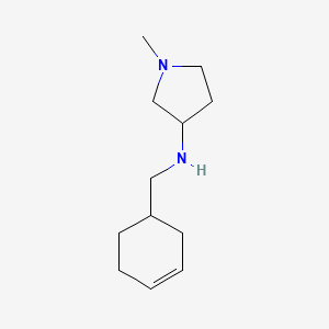 N-(cyclohex-3-en-1-ylmethyl)-1-methylpyrrolidin-3-amine