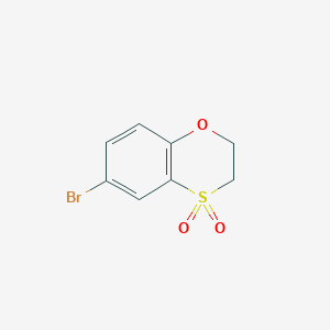 6-Bromo-2,3-dihydro-1,4lambda6-benzoxathiine-4,4-dione