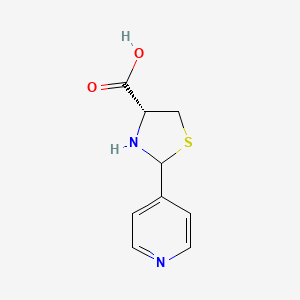 (4R)-2-(pyridin-4-yl)thiazolidine-4-carboxylic acid