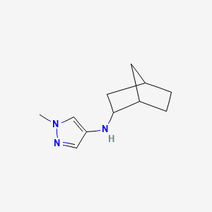 N-{bicyclo[2.2.1]heptan-2-yl}-1-methyl-1H-pyrazol-4-amine