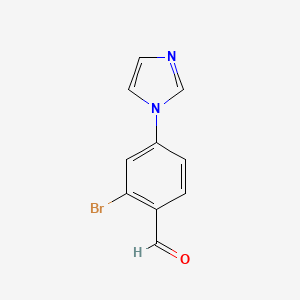 2-Bromo-4-(1H-imidazol-1-yl)benzaldehyde