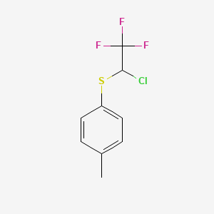 1-[(1-Chloro-2,2,2-trifluoroethyl)thio]-4-methylbenzene