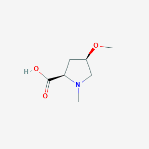 (2R,4R)-4-methoxy-1-methylpyrrolidine-2-carboxylic acid