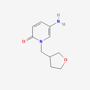 5-Amino-1-(oxolan-3-ylmethyl)-1,2-dihydropyridin-2-one