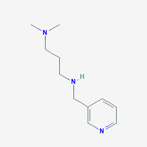 molecular formula C11H19N3 B1306453 N,N-Dimethyl-N'-pyridin-3-ylmethyl-propane-1,3-diamine CAS No. 136469-88-0