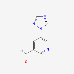 5-(1H-1,2,4-Triazol-1-yl)pyridine-3-carbaldehyde