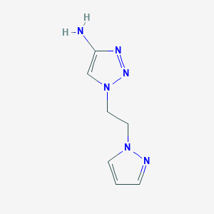 1-[2-(1H-Pyrazol-1-yl)ethyl]-1H-1,2,3-triazol-4-amine