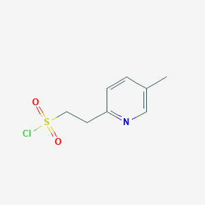 2-(5-Methylpyridin-2-yl)ethane-1-sulfonyl chloride