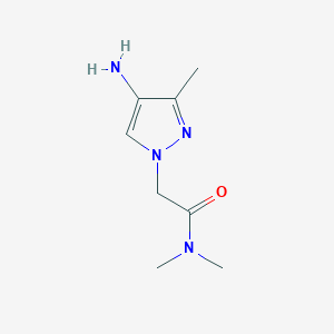 2-(4-amino-3-methyl-1H-pyrazol-1-yl)-N,N-dimethylacetamide